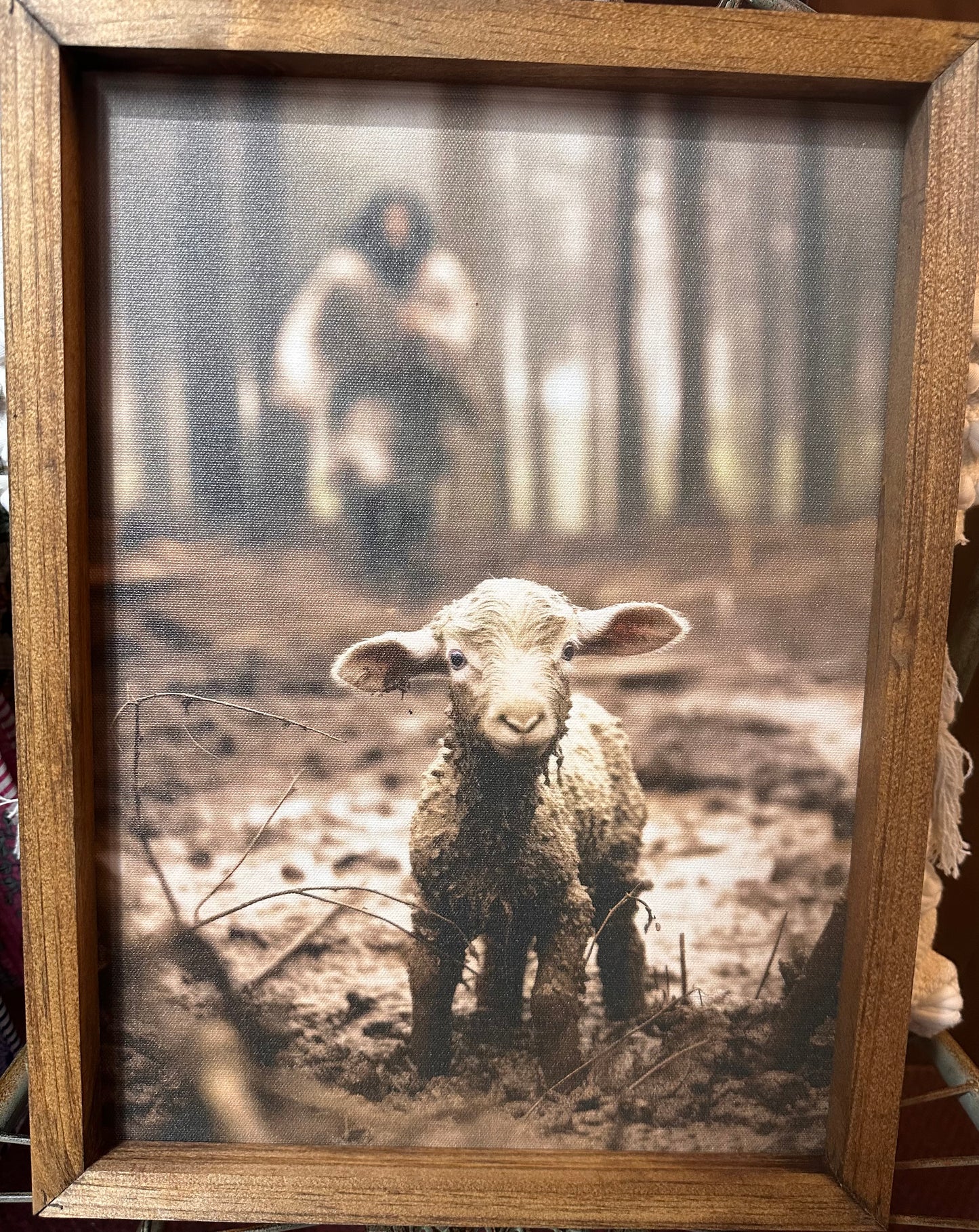 LAMB WALL PLAQUE-4328