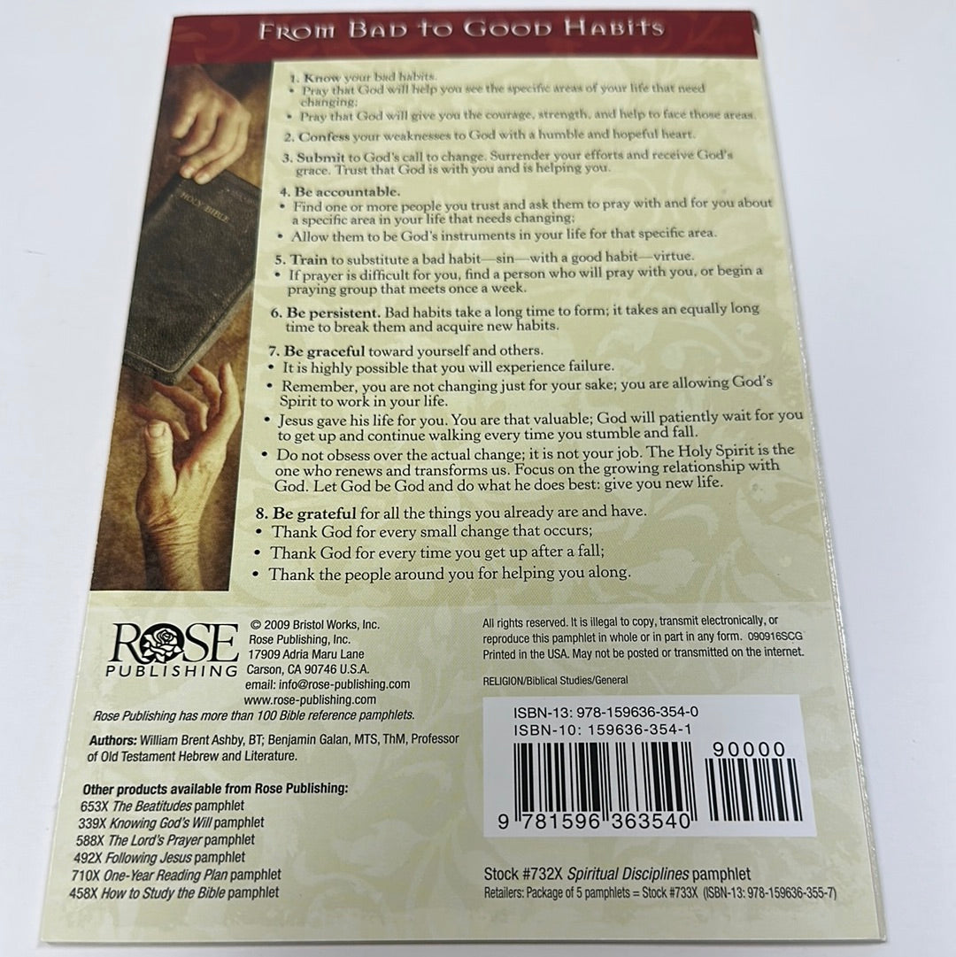 SPIRITUAL DISCIPLINES PAMPHLET-3540