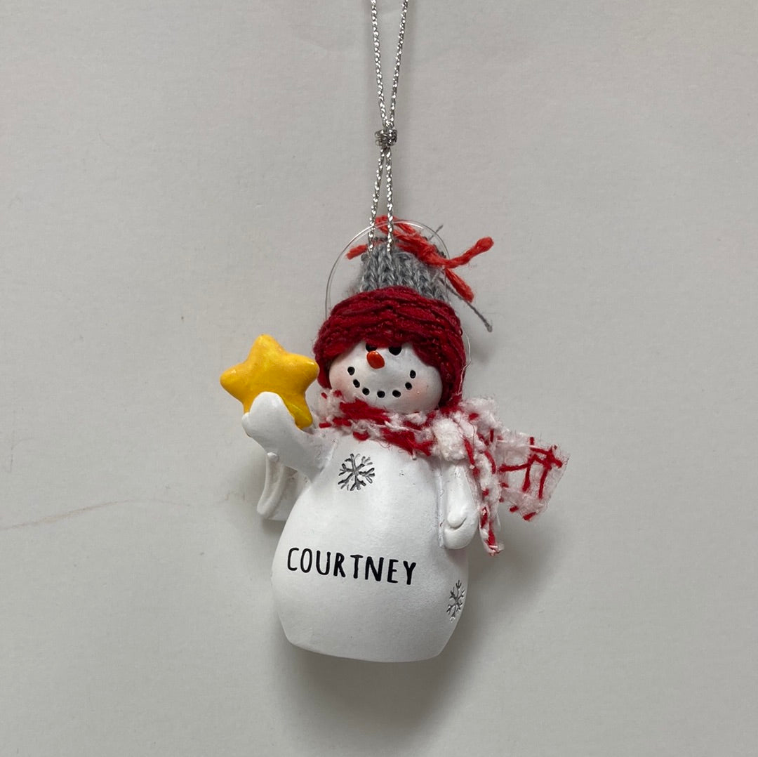COURTNEY SNOW ANGEL ORNAMENT-6487