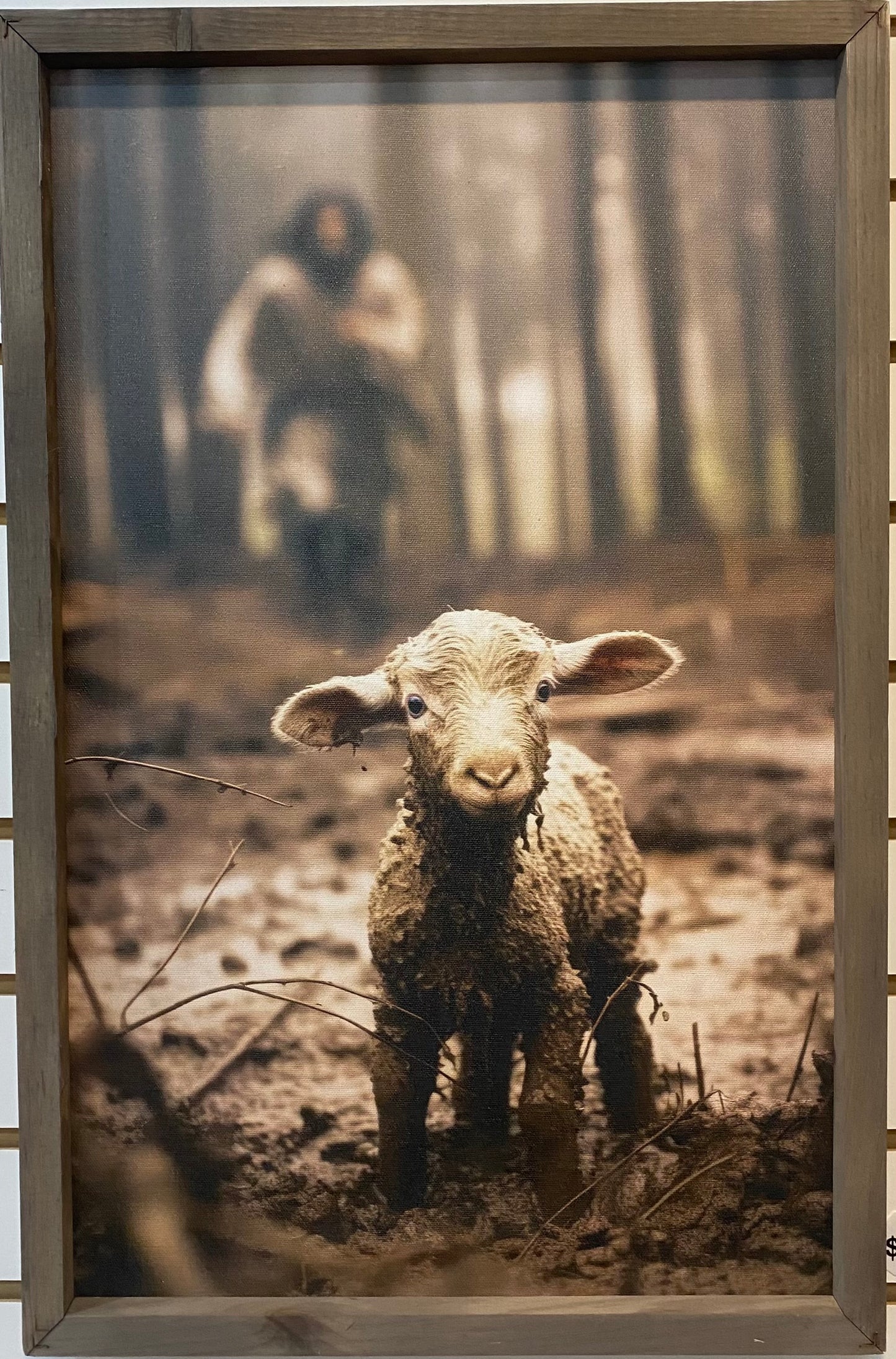 LAMB WALL PLAQUE-4298