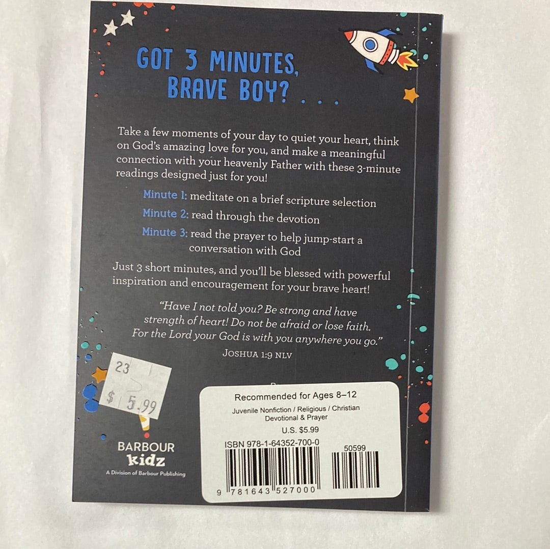 3 MIN DEVOTIONS FOR BRAVE BOYS-7000
