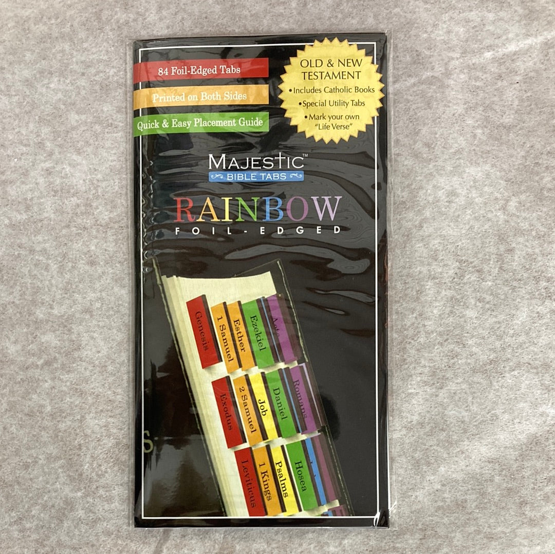 MAJESTIC RAINBOW BIBLE TABS-0979