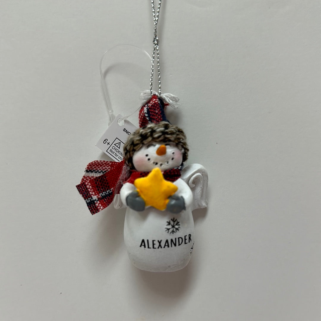 ALEXANDER SNOW ANGEL ORNAMENT-5916