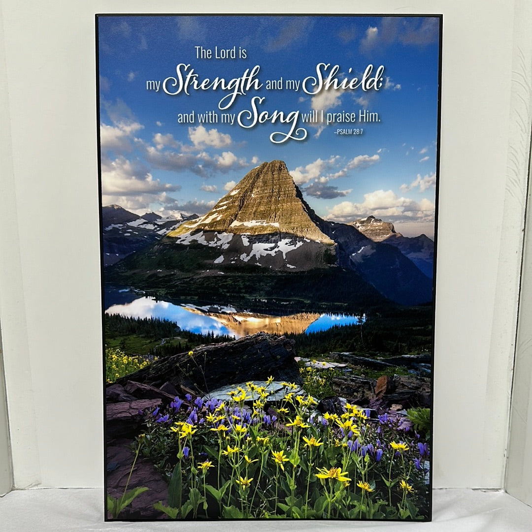 STRENGTH SHIELD SONG PLQ-5862