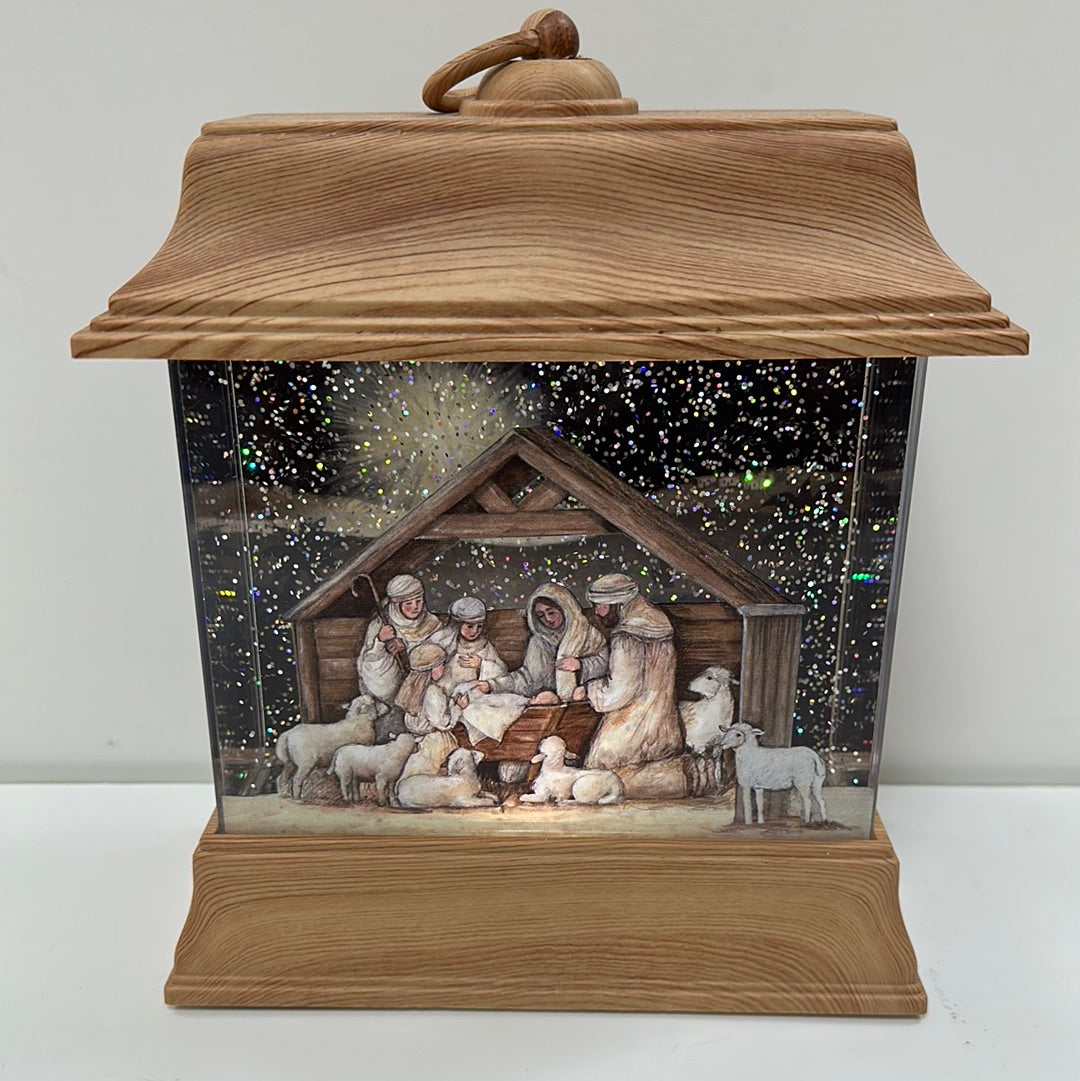 NATIVITY LED LANTERN-1078