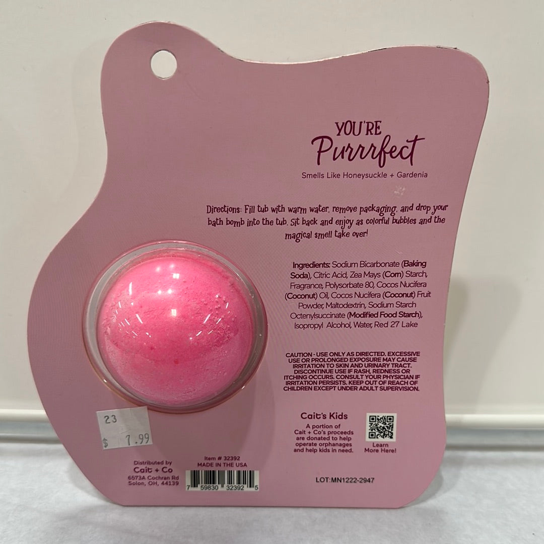 CAT BATH BOMB-3925
