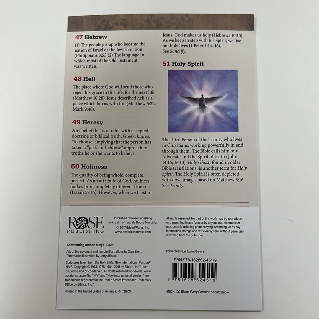 100 WORDS/CHRISTIAN PAMPHLET-4519