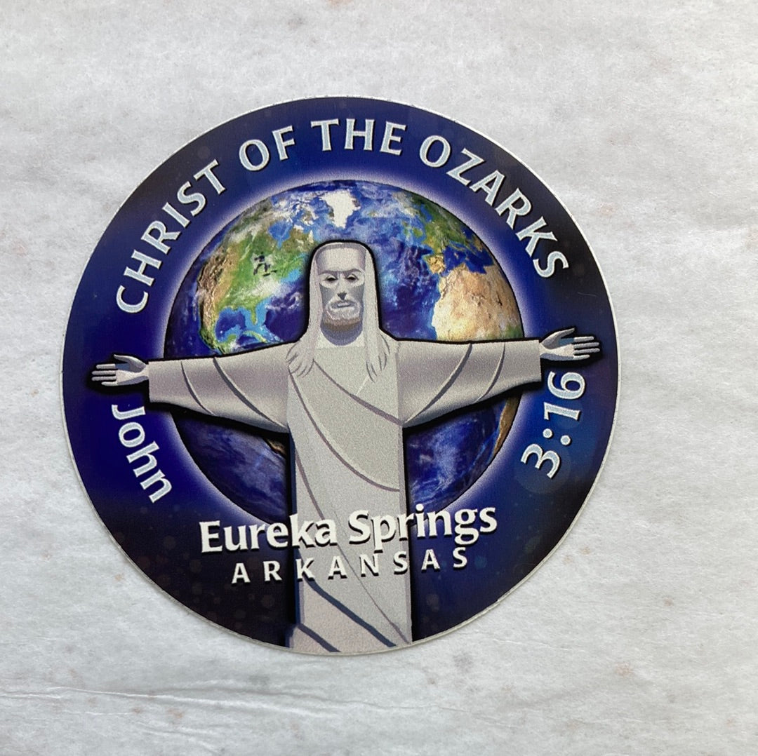 STICKER/CHRIST OF THE OZARKS-1415