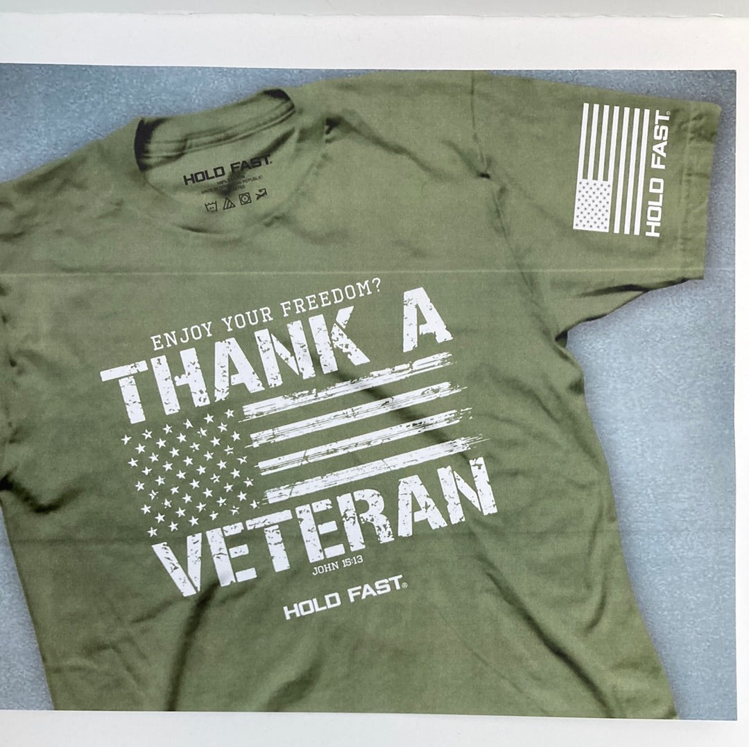 THANK A VETERAN HOLD FAST TEE LG-6414