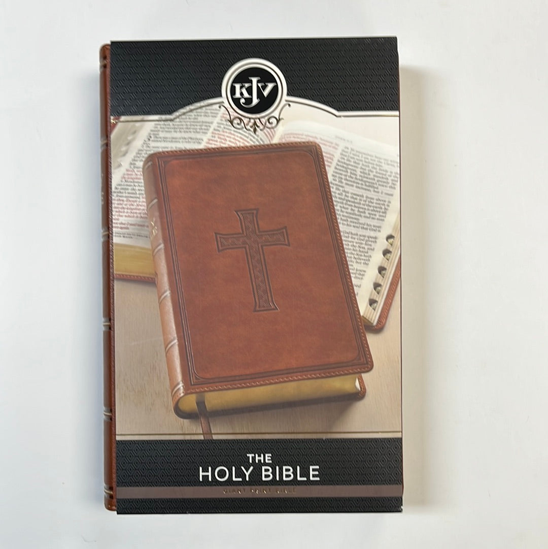 KJV GIANT PRINT BIBLE BROWN-5711