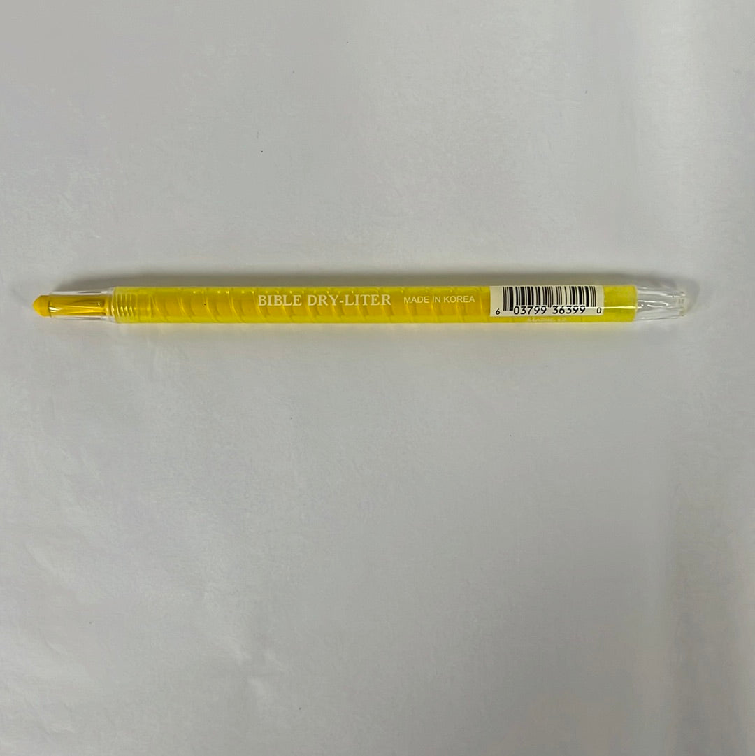 BIBLE DRY-LITER HILIGHTER YELLO-3990