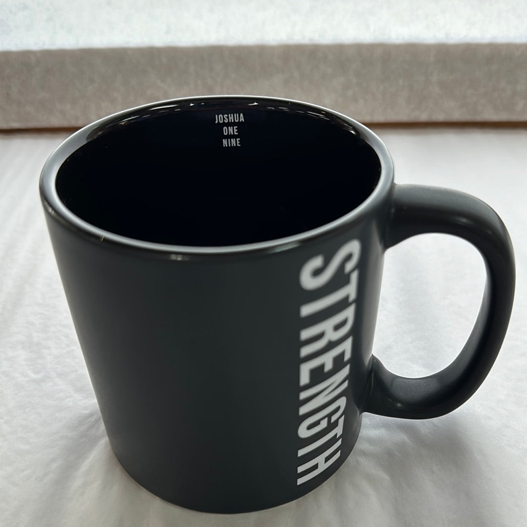 STRENGTH BLACK MUG-2924