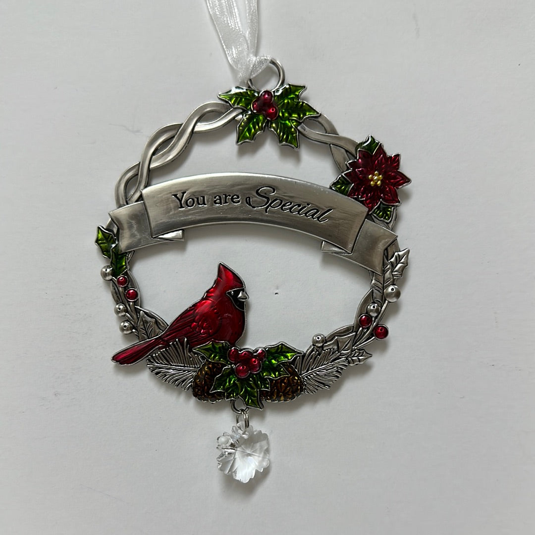 SPECIAL CARDINAL ORNAMENT-7758