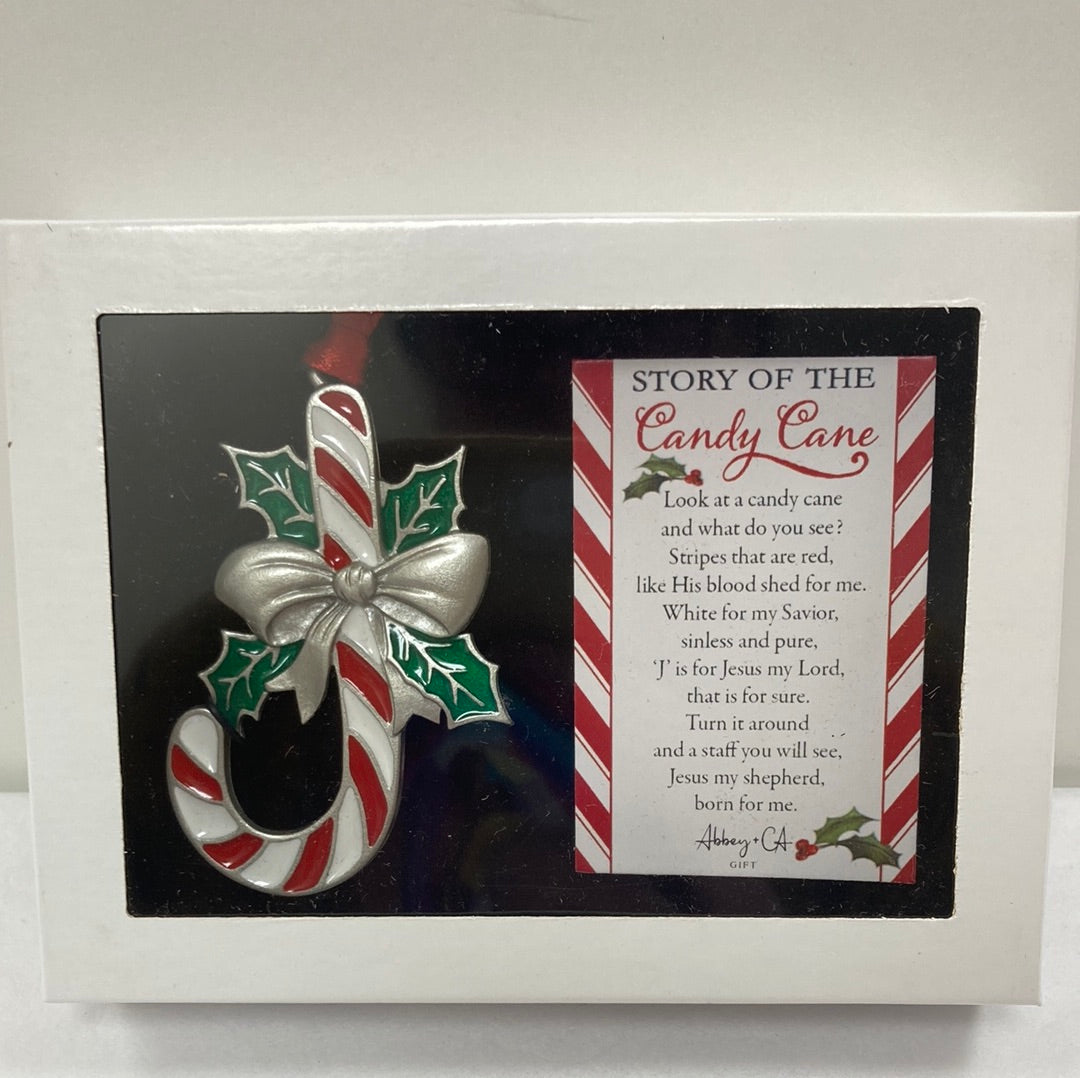 STORY OF CANDY CANE ORNAMENT-4928