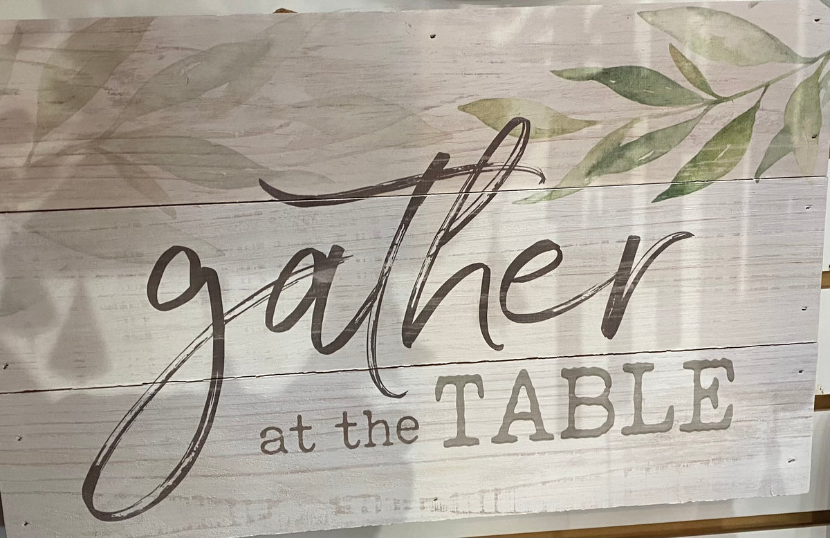 GATHER AT THE TABLE PLQ-1805