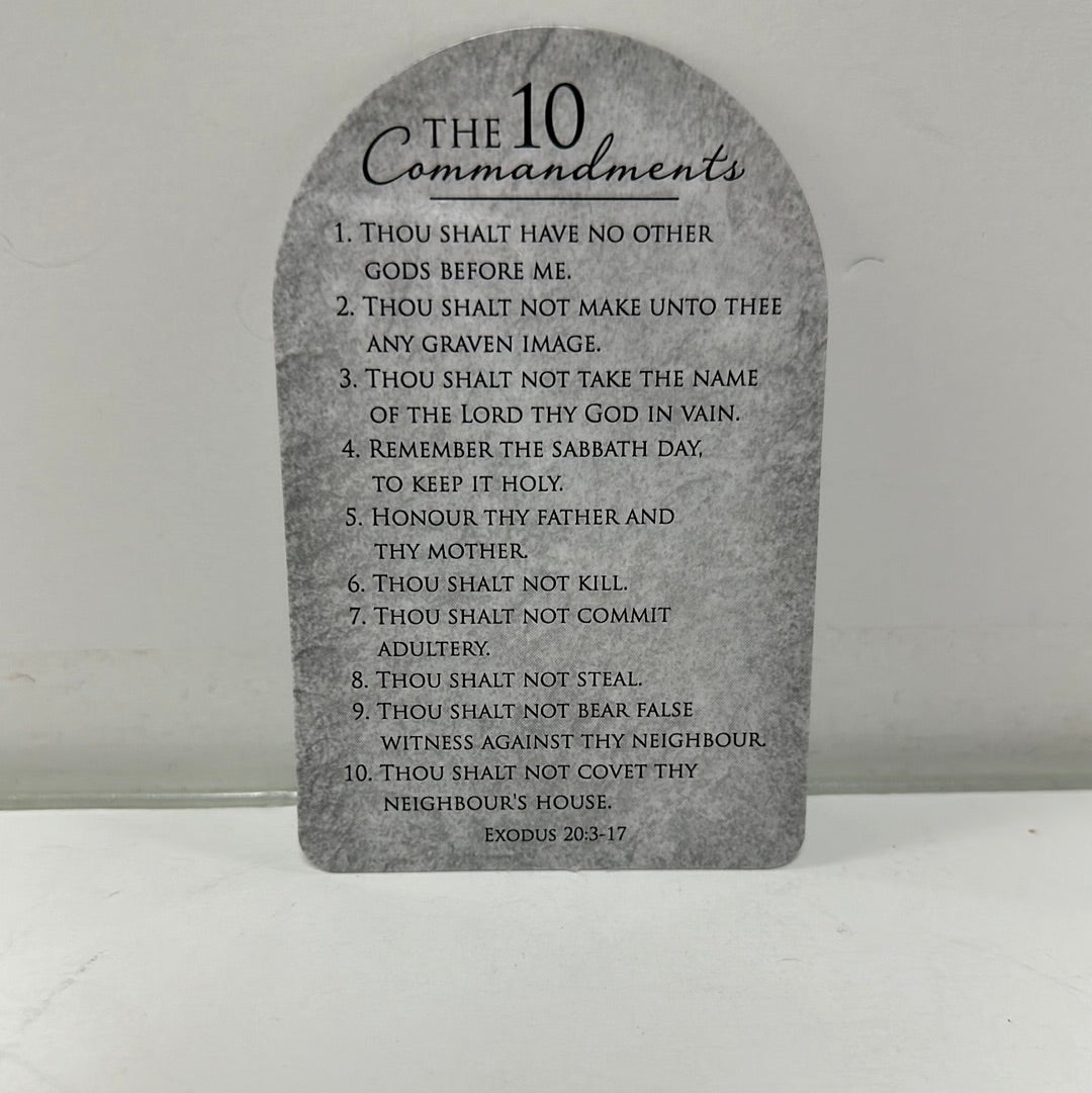 10 COMMANDMENTS POCKET CARD-3730