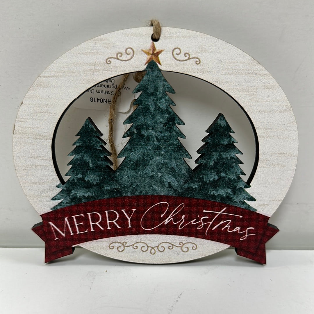 MERRY CHRISTMAS ORNAMENT-5737