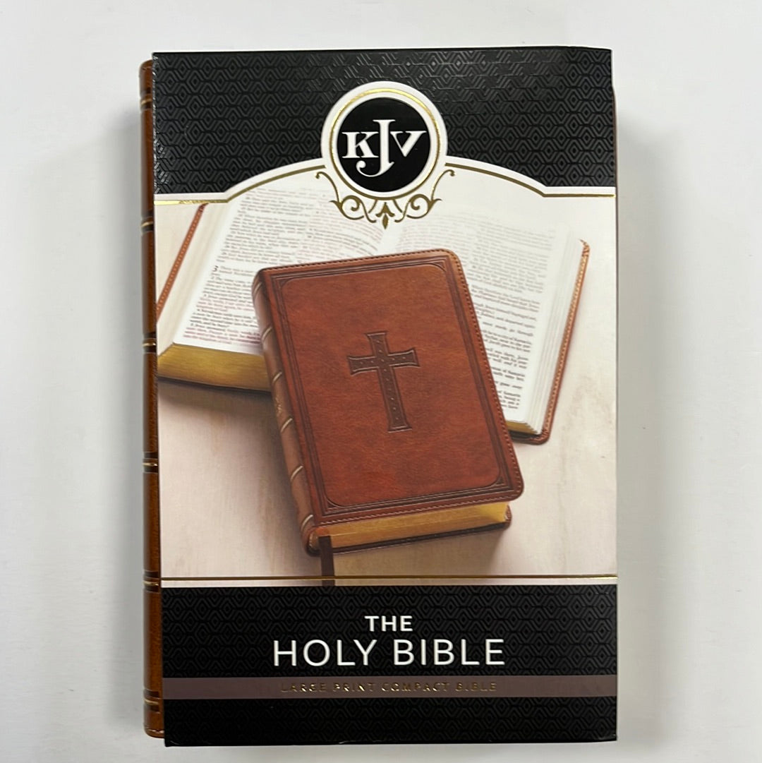 KJV COMP LG PRINT TAN BIBLE-9577