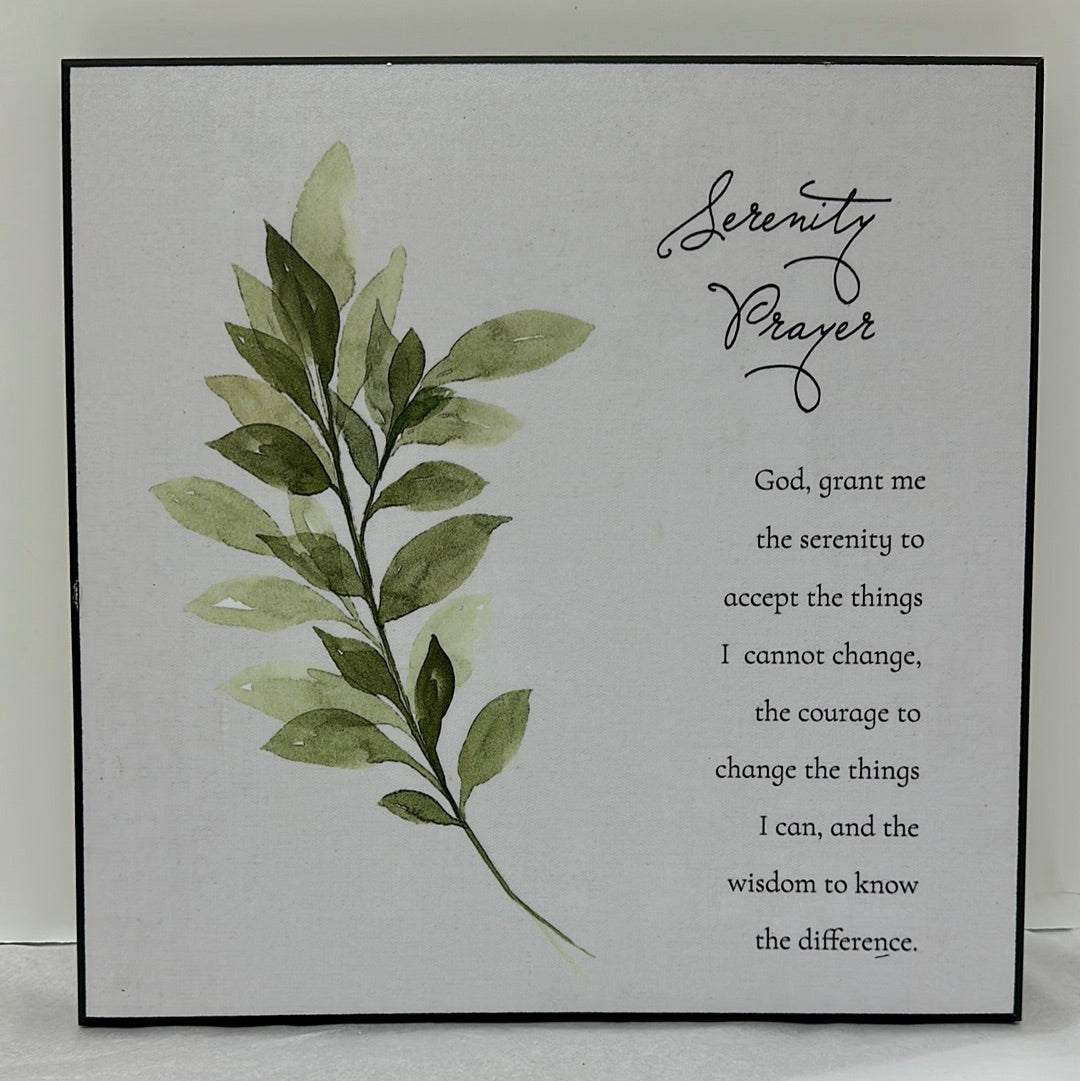 SERENITY PRAYER PLAQUE-1436