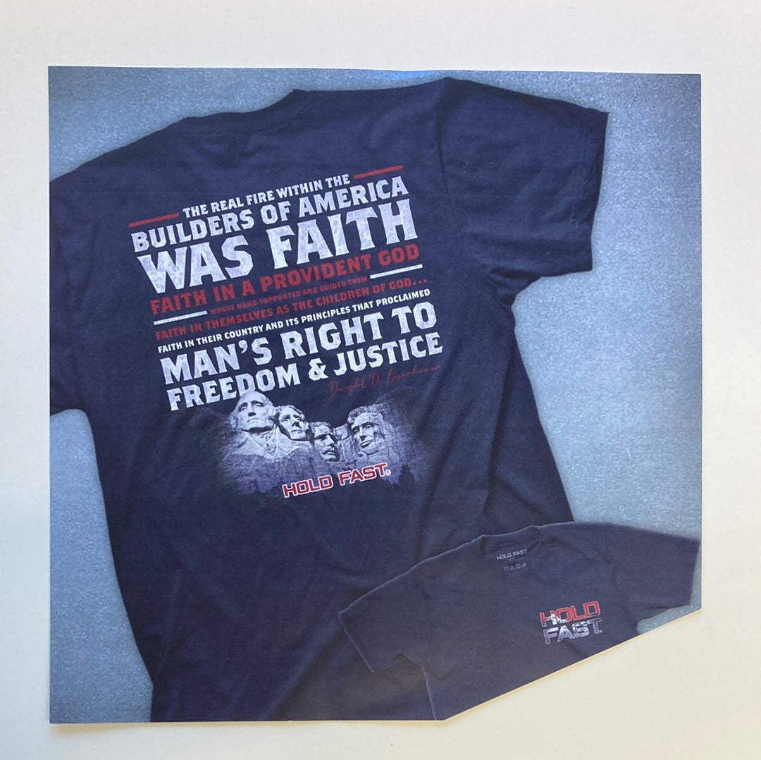 BUILDERS OF AMERICA/RUSHMORE HOLD FAST TEE 3X-7514