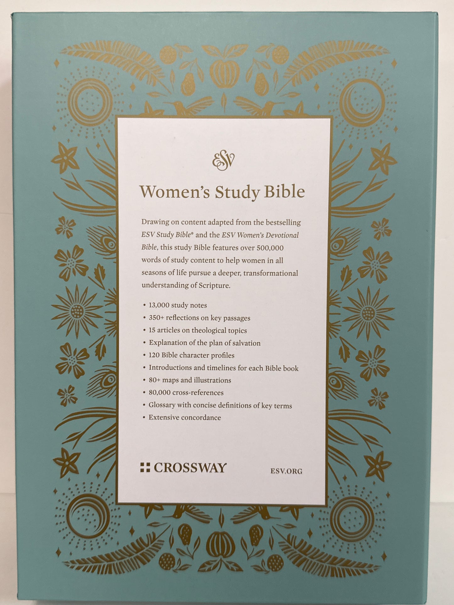 ESV WOMEN'S STUDY BIBLE CHESTNUT TAN-7085