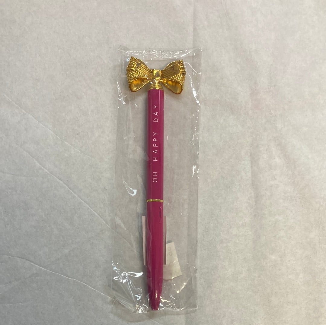 INK PEN/BOW/O HAPPY DAY-3564