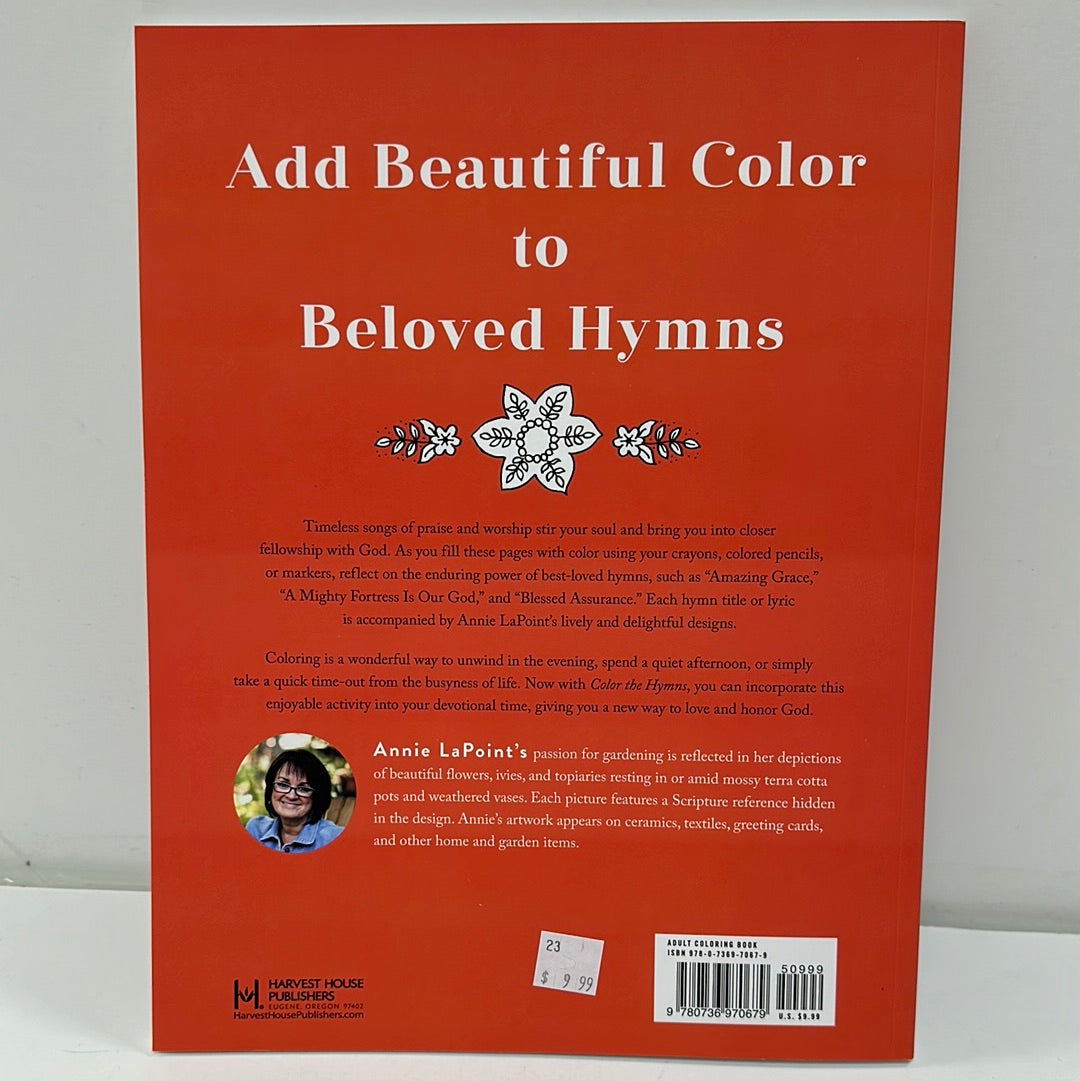 COLOR THE HYMNS COLORING BOOK-0679