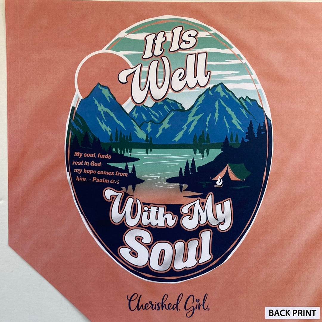 IT IS WELL OVAL CHER GIRL TEE L-6204 : LG