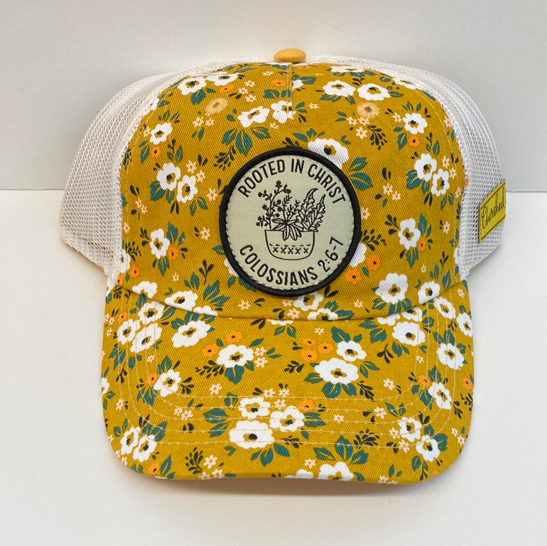 ROOTED IN CHRIST CHER GIRL CAP