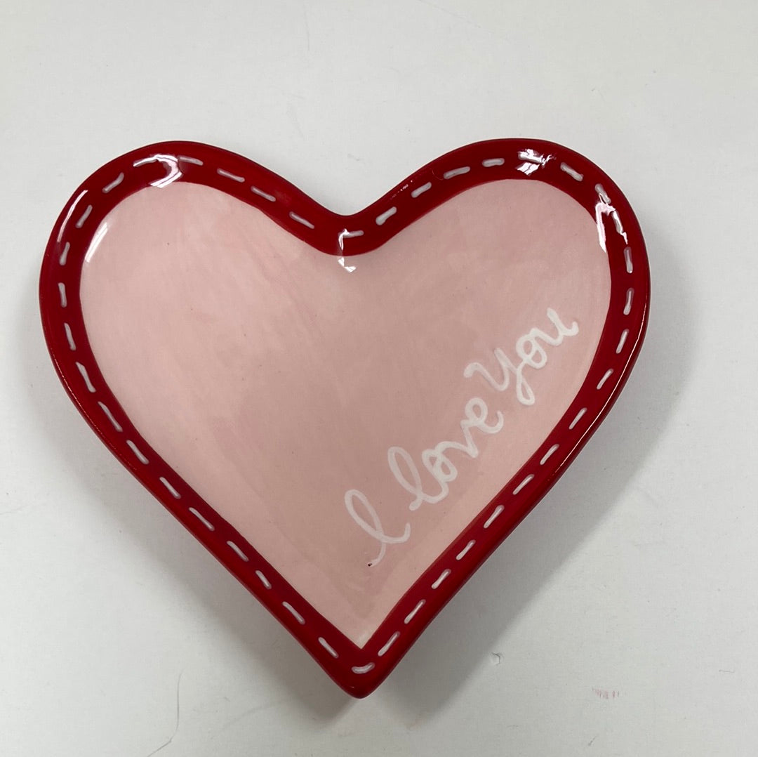 HEART LOVE YOU TRINKET TRAY-0953
