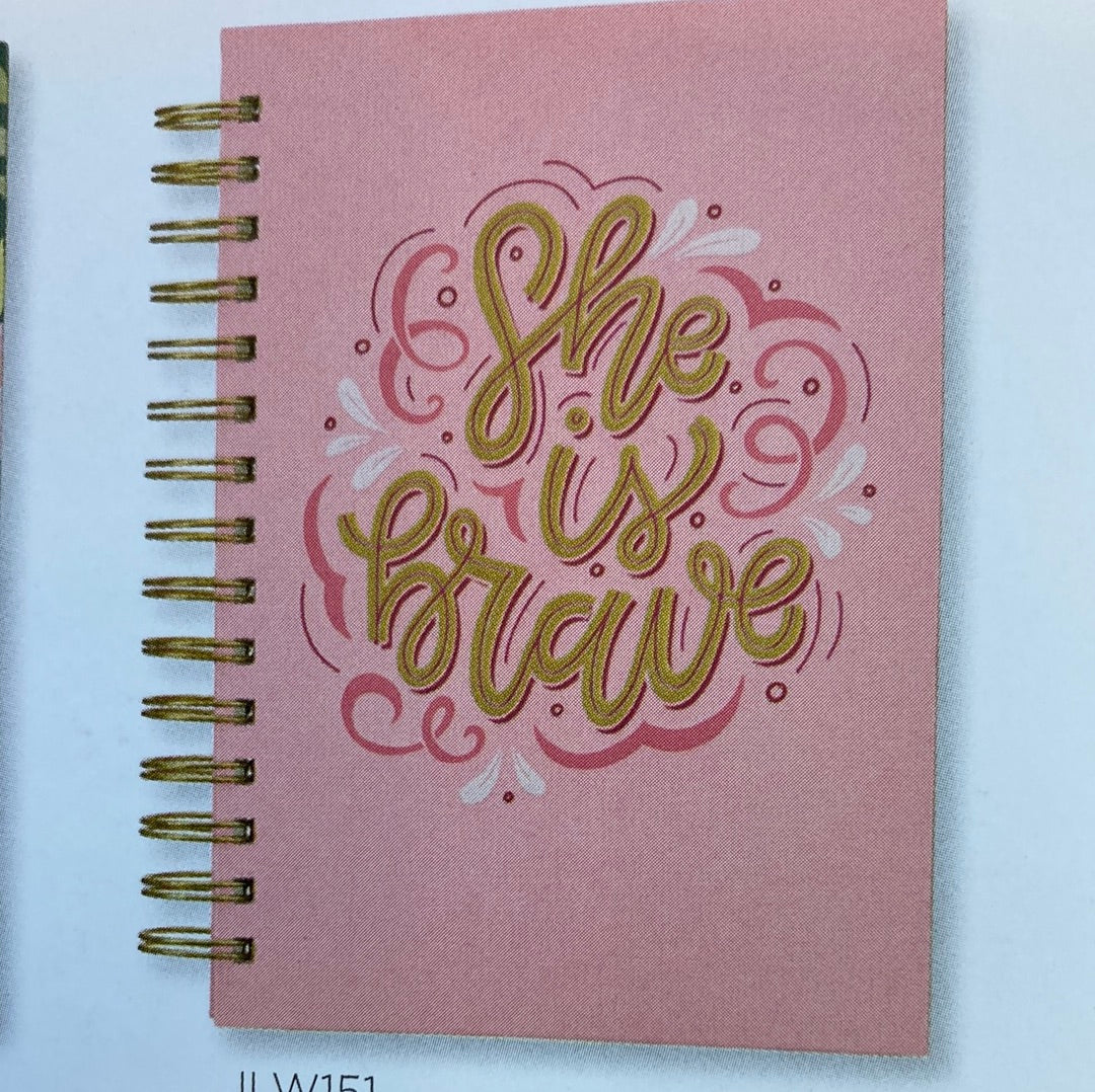 SHE IS BRAVE PINK JOURNAL-0954