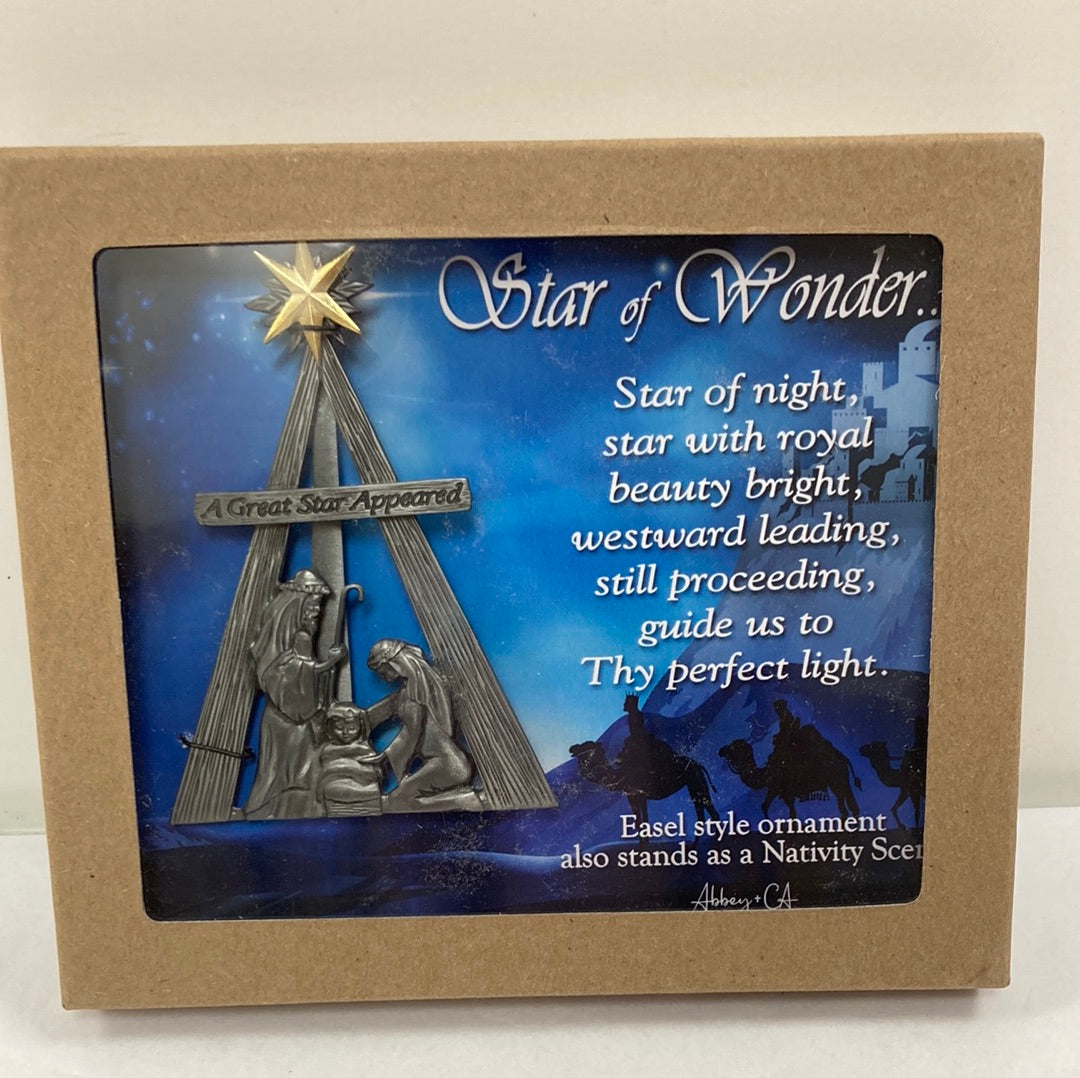 STAR OF WONDER ORNAMENT-8106