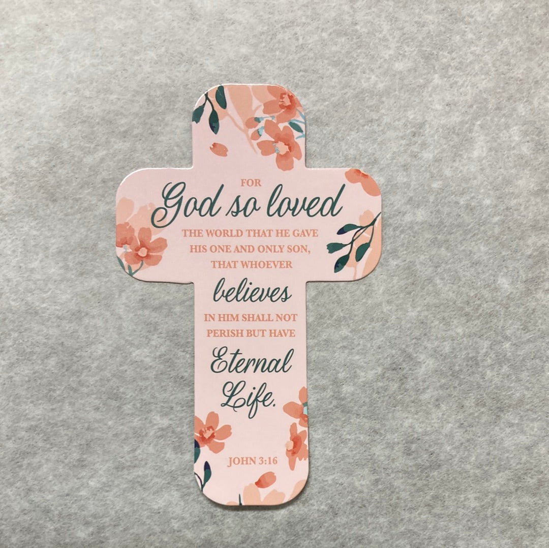 JOHN 3:16 CROSS BOOKMARK-3839