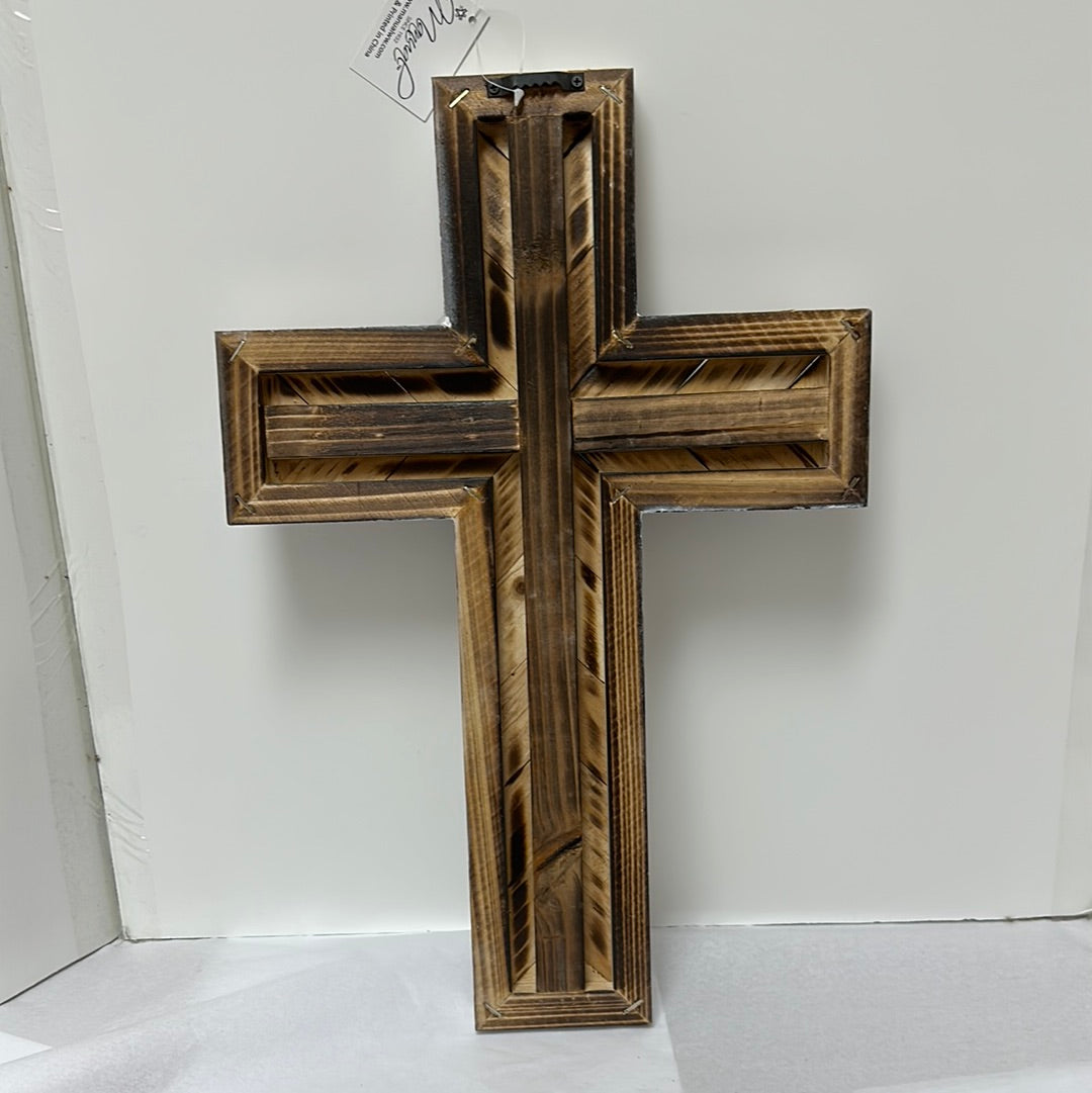 HORSESHOE WOOD CROSS-7302