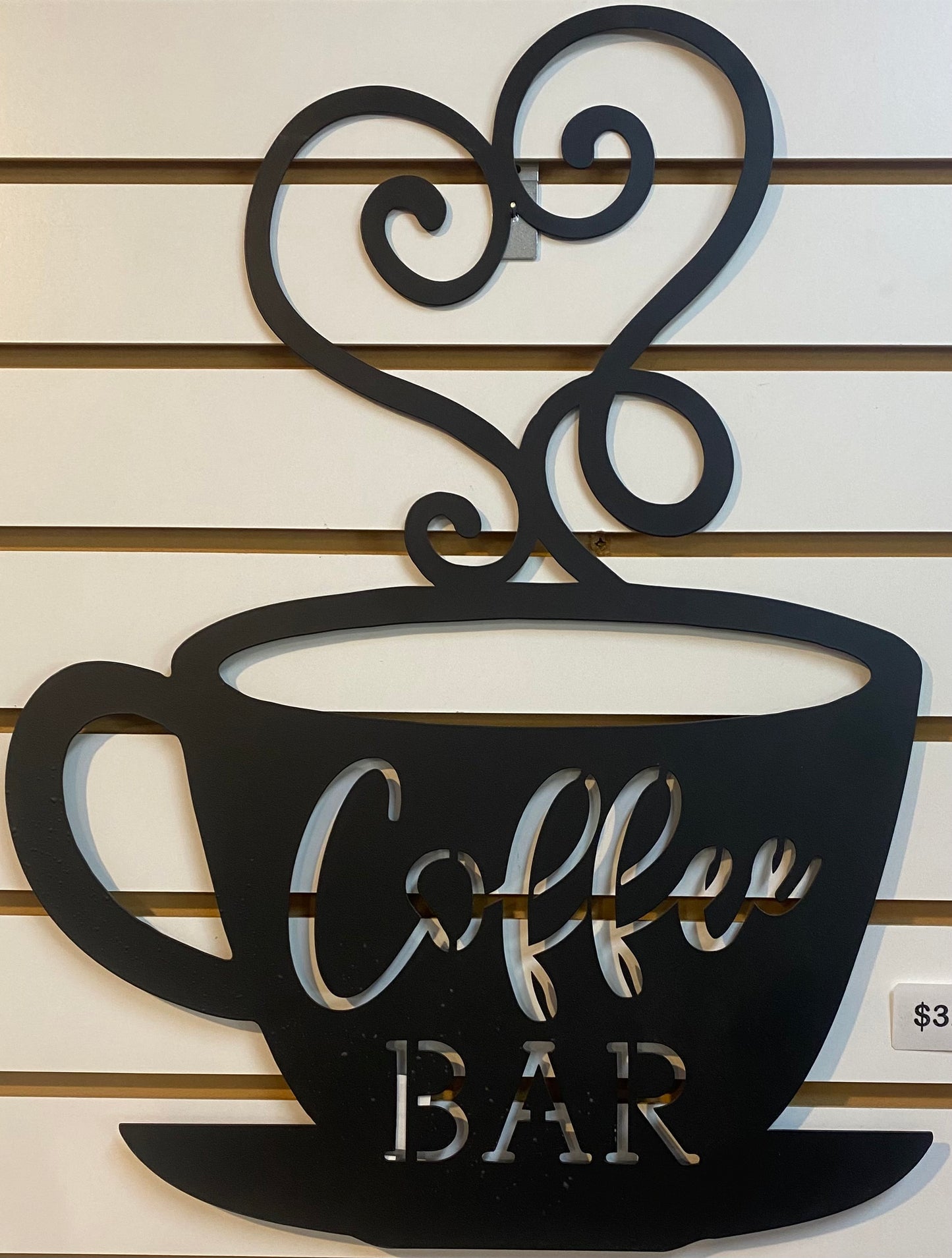 COFFEE BAR METAL WALL SIGN-5036