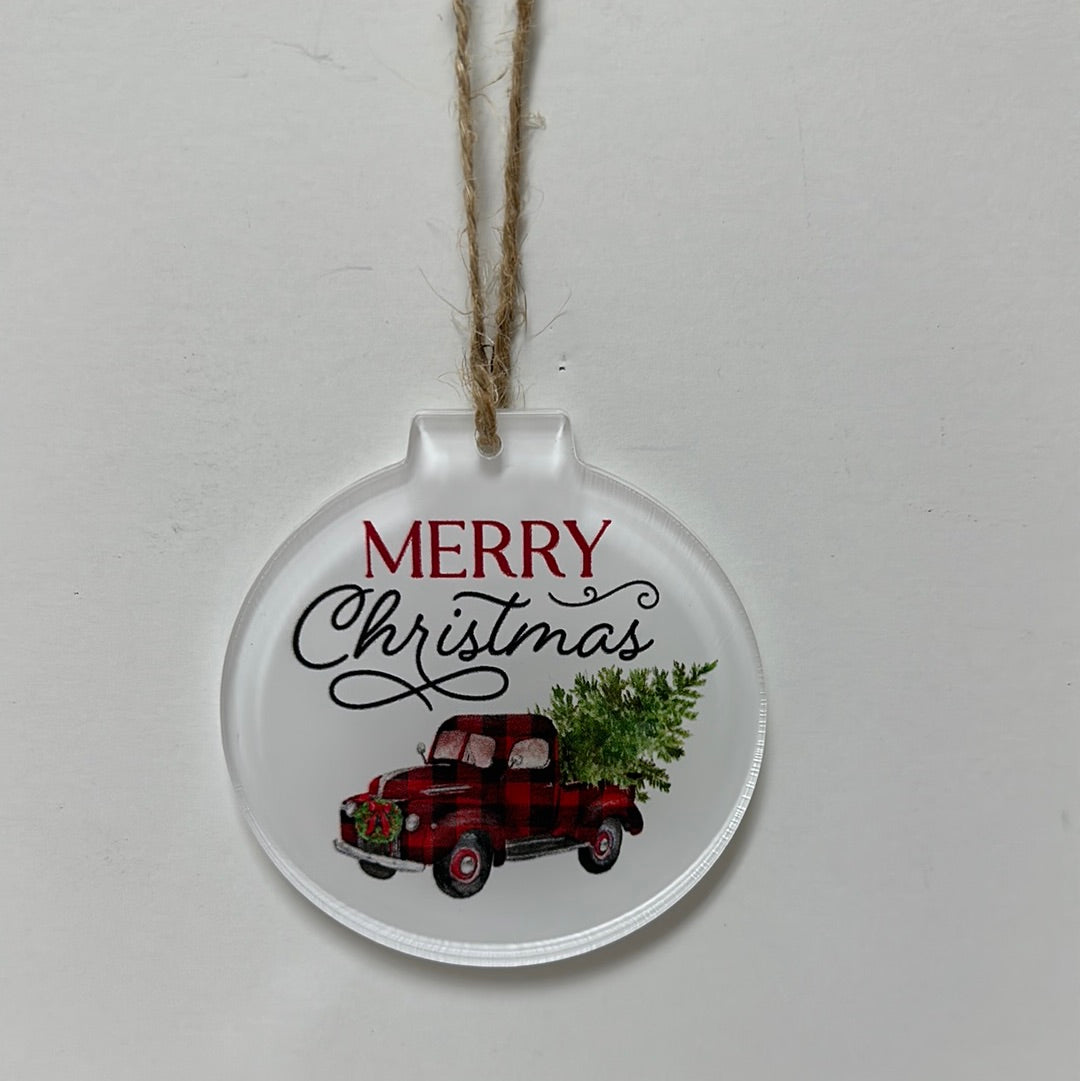 MERRY CHRISTMAS ORNAMENT-5621