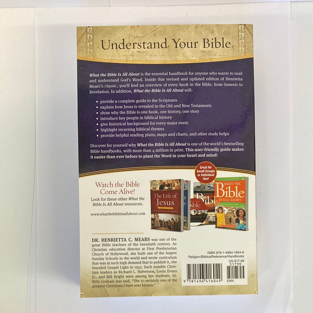WHAT BIBLE IS ALL ABOUT NIV SOFT CV-6049