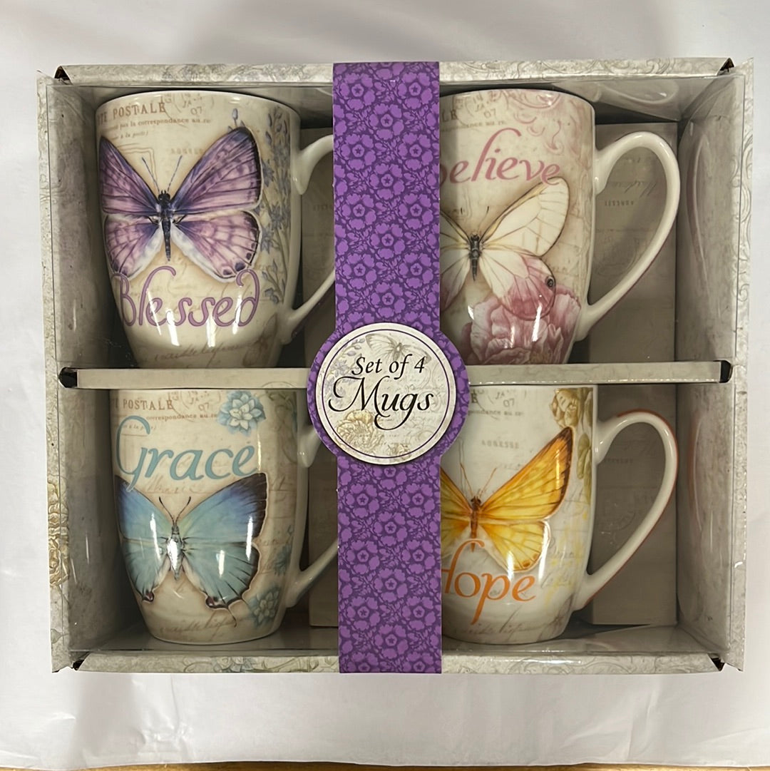 BUTTERFLIES GIFT SET/4-7714
