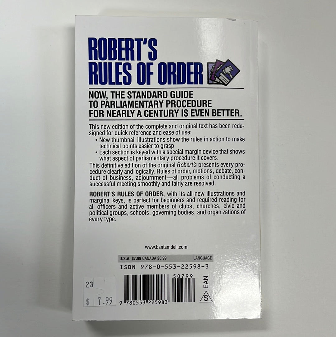 ROBERT'S RULES OF ORDER-5983