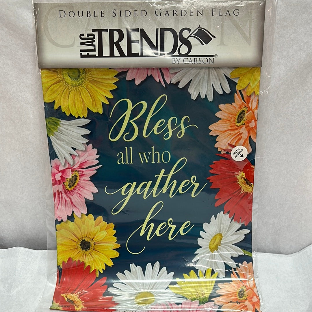 ALL WHO GATHER GARDEN FLAG-6652