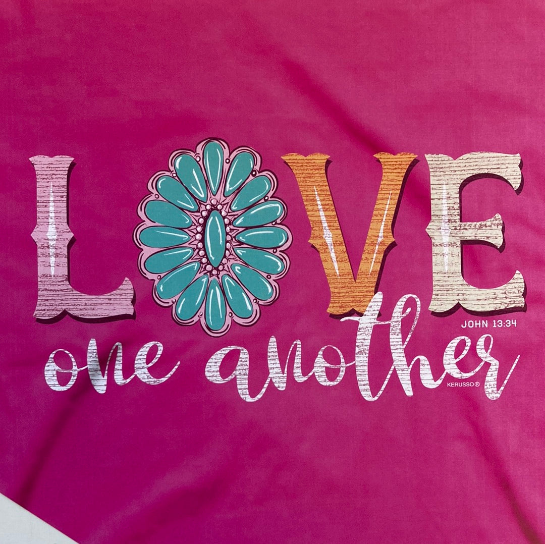 LOVE CONCHO ADULT TEE MED-4588
