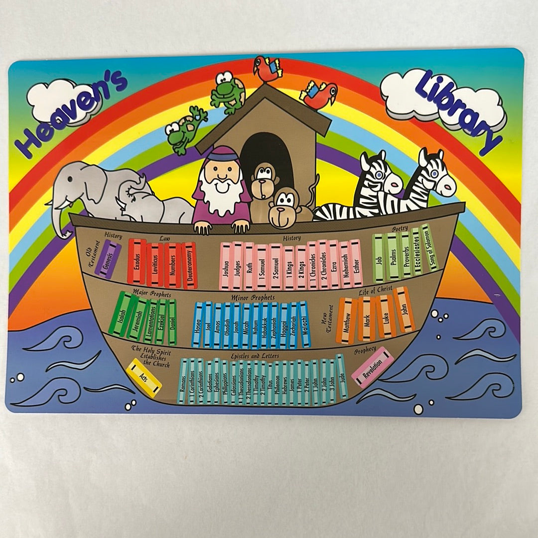 HEAVENS LIBRARY KIDS BIBLE CARD-9676
