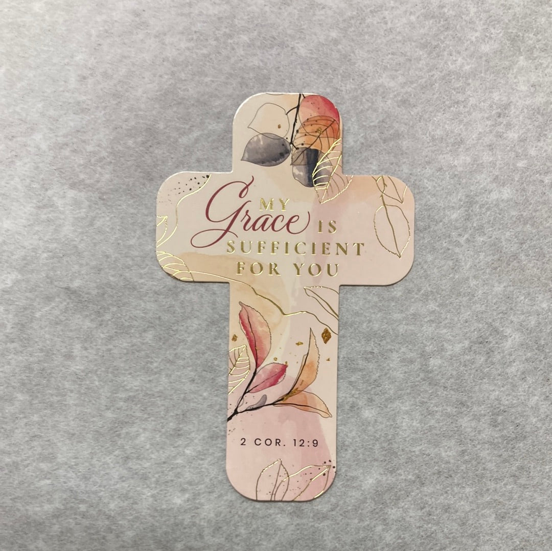 MY GRACE SUFFICIENT CROSS BKM-1511