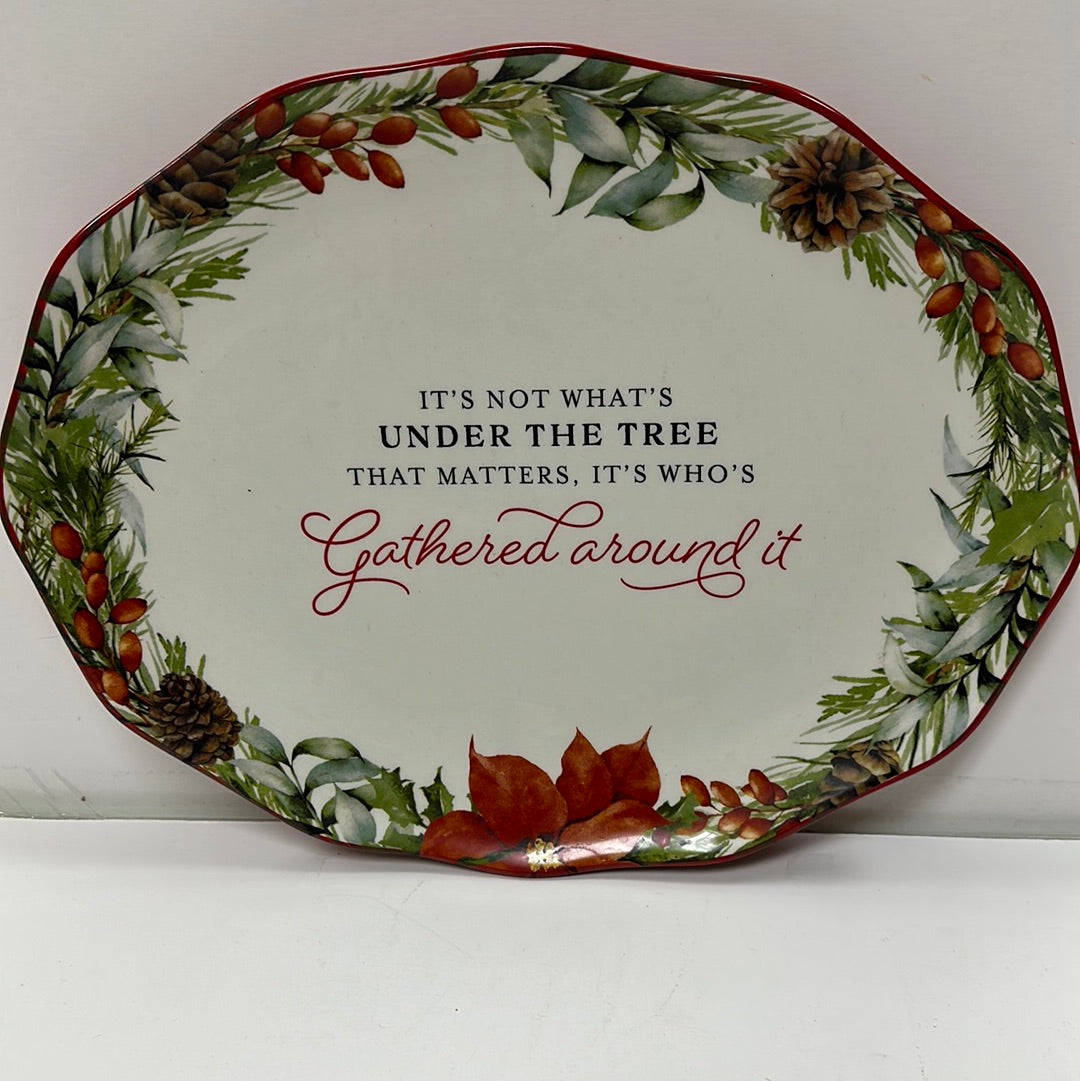 GATHERED SERVING PLATTER-9843