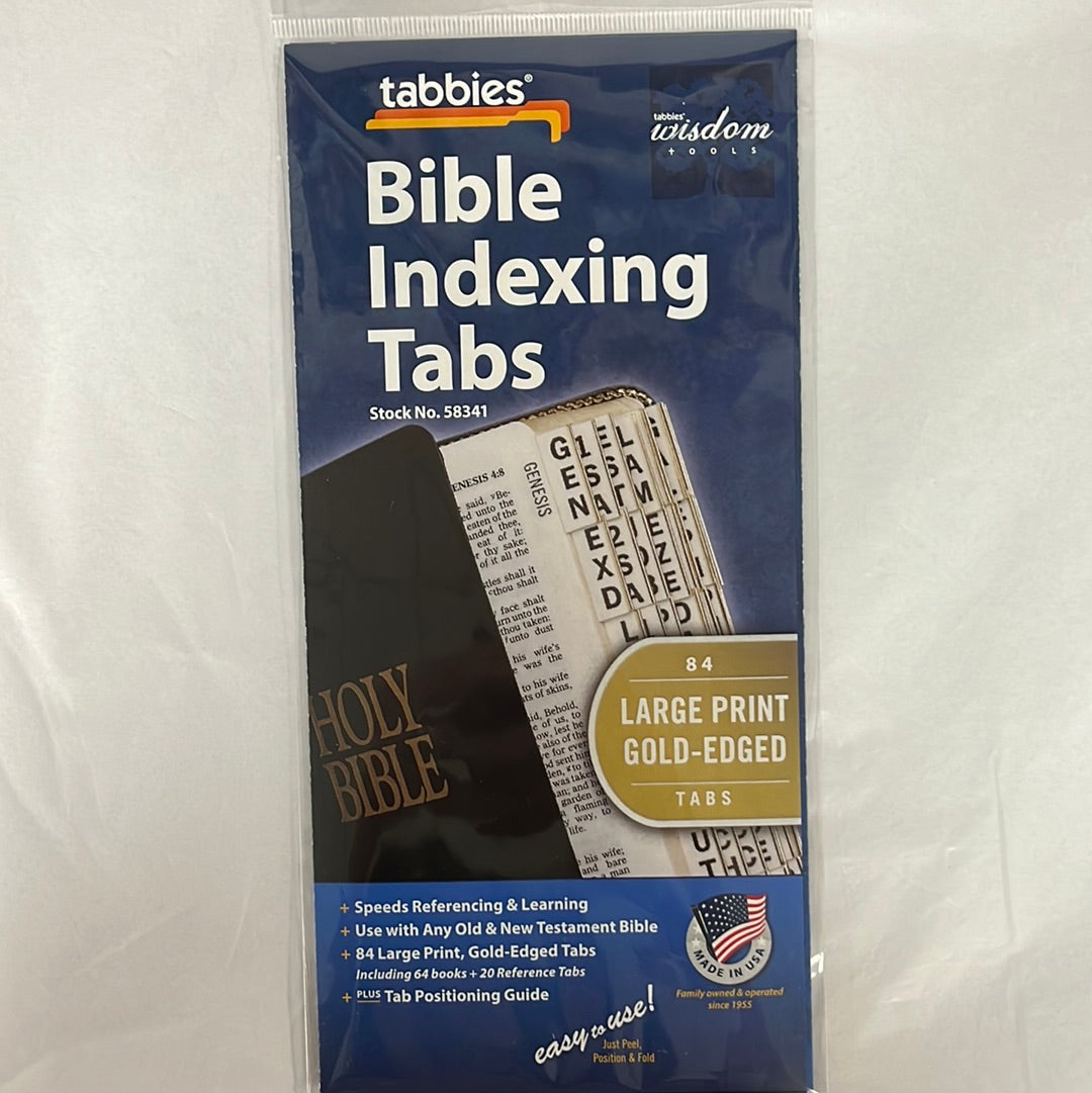 BIBLE INDEXING TABS LG PRINT-3416