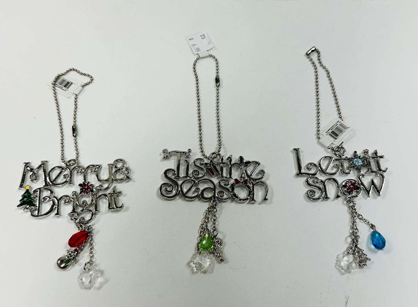 JINGLE BELL CAR CHARMS-8718