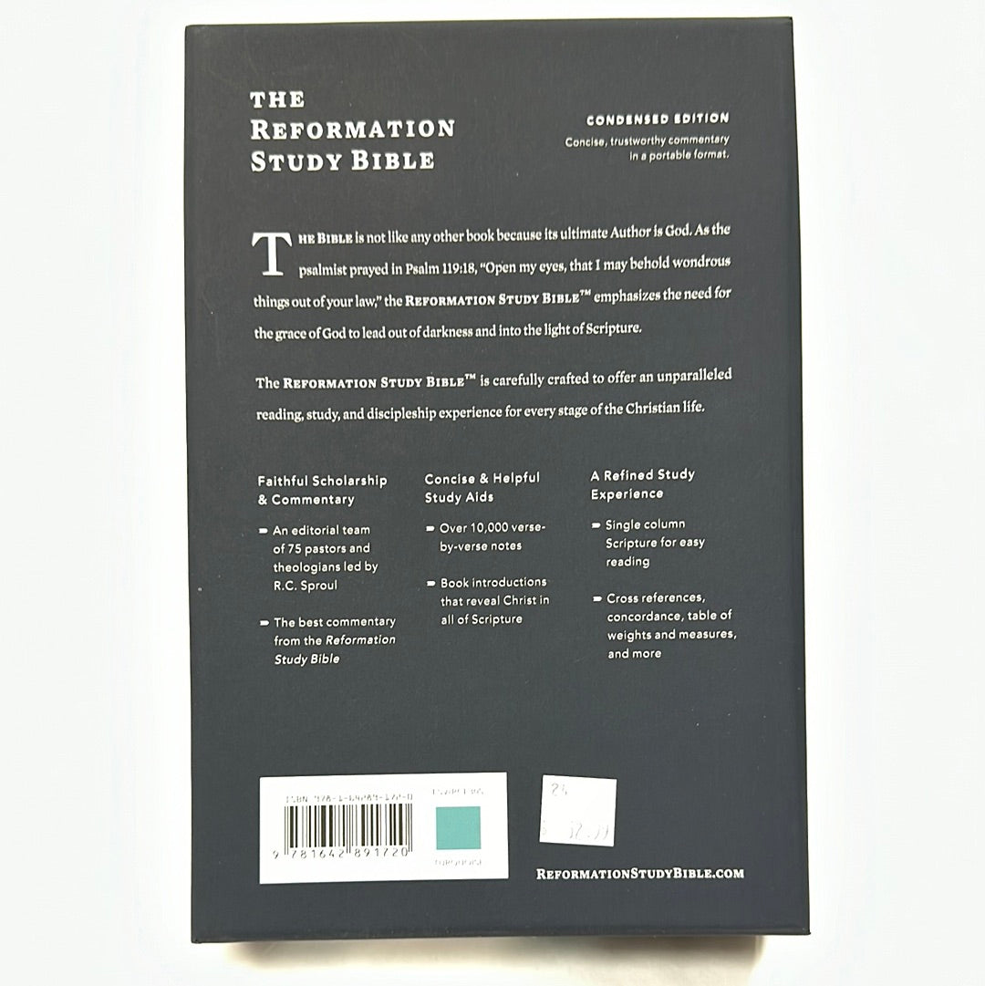 ESV REFORMATION STUDY BIBLE TURQUOISE-1720