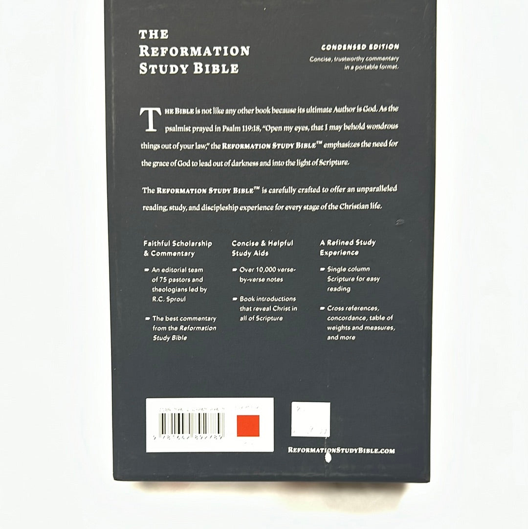 ESV REFORMATION STUDY BIBLE CONDENSED EDITION RED-2789