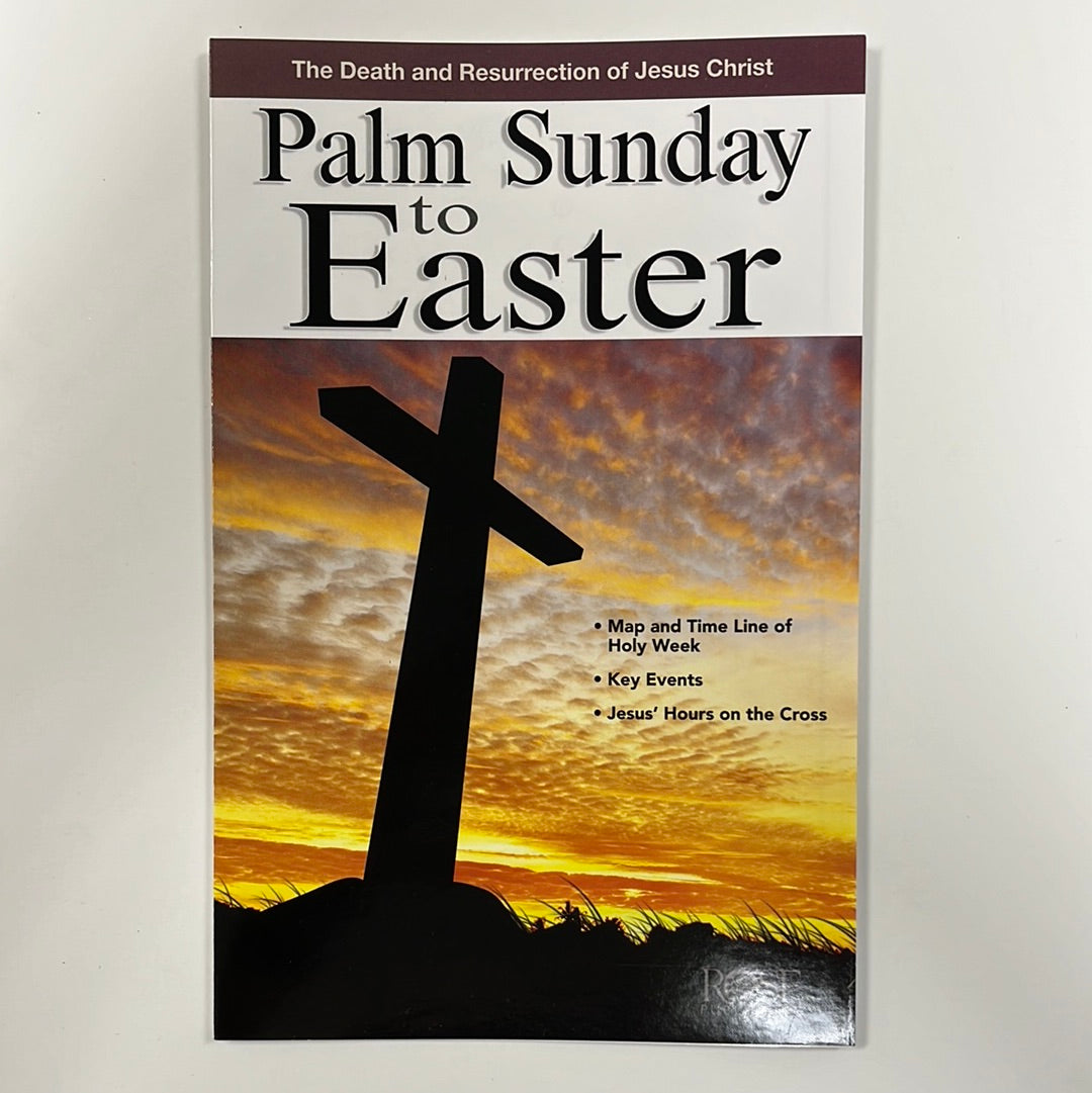 PALM SUNDAY TO EASTER PAMPHLET-7401