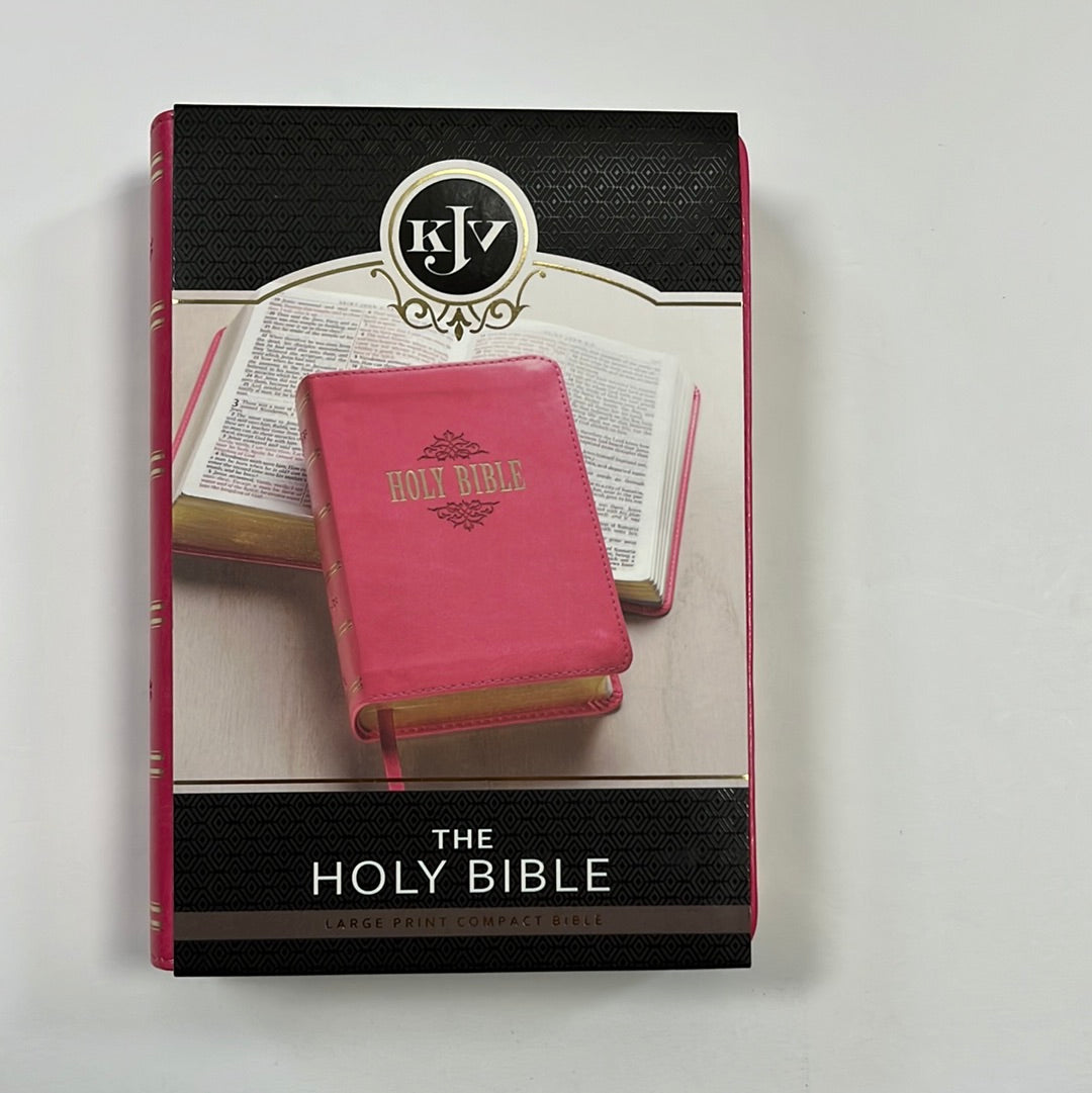 KJV COMP LG PRINT PNK BIBLE-7931